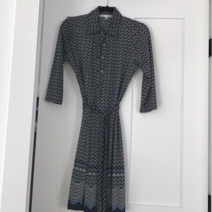 Jersey shirt dress